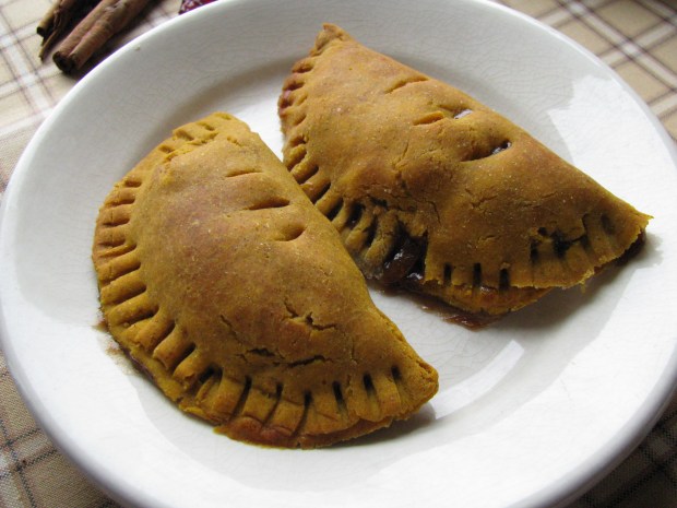 Pumpkin Spice Hand Pies with Apple Cranberry Filling - Vegan and Gluten Free