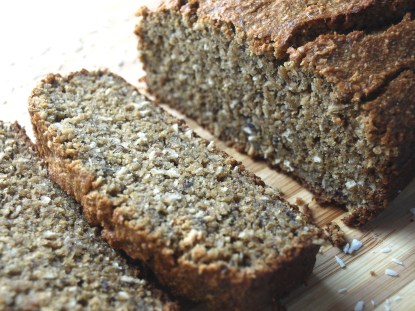 coconut buckwheat oat banana bread