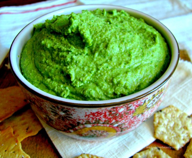Glowing Green Hummus