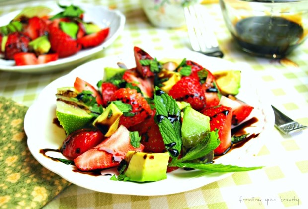 strawberryavocadowithglaze