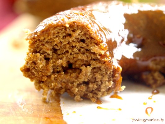 vegan gluten free apple spice donut