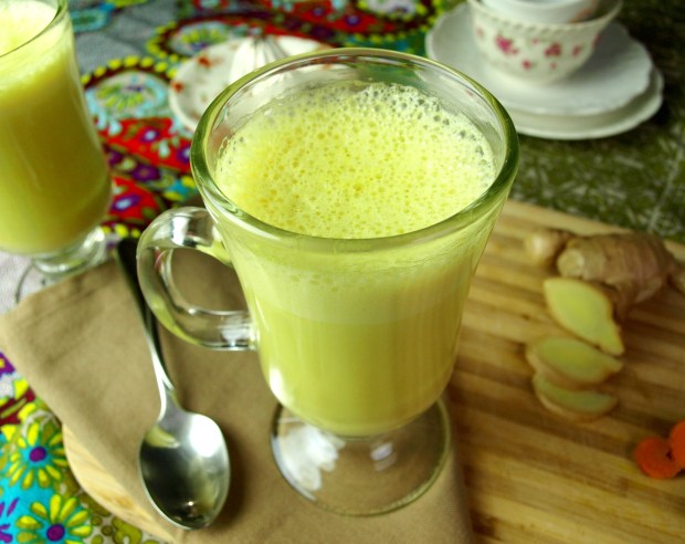 Fresh Turmeric Milk Latte
