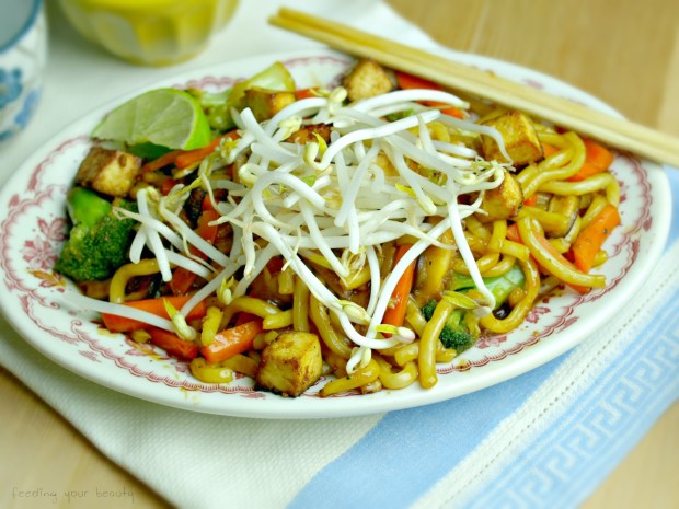 Vegan Japanese Pan Fried Noodles