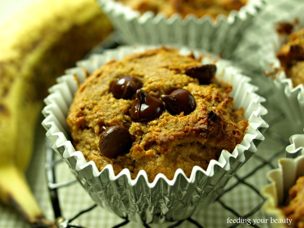 pb and banana muffins