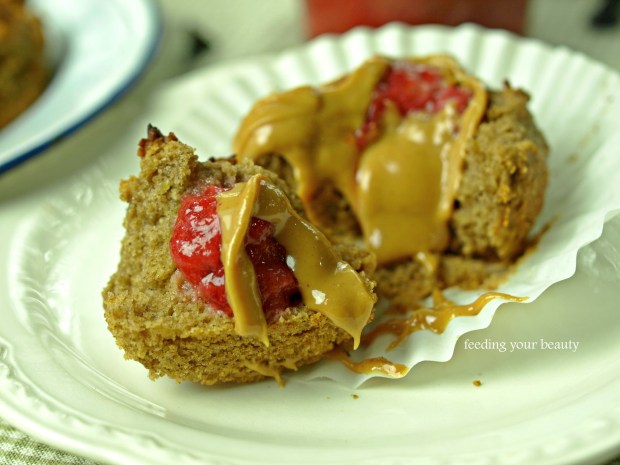 pb and j buckwheat muffin