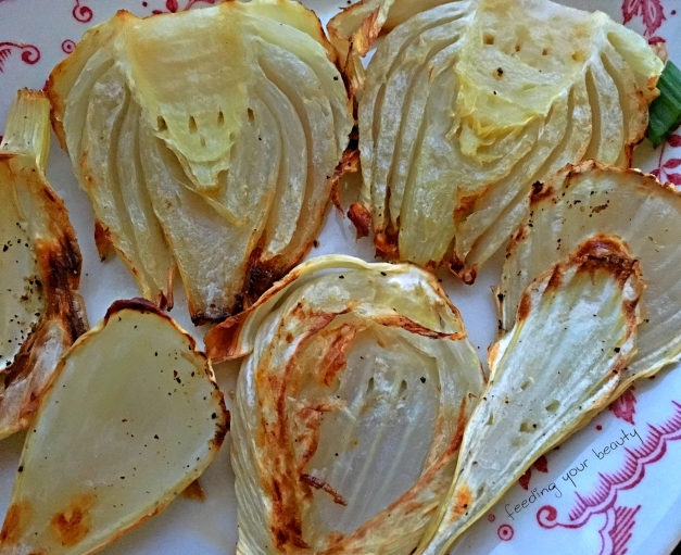 roasted fennel slices