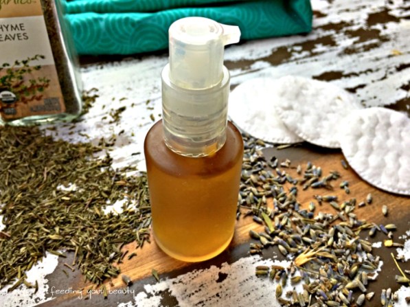 thyme and lavender toner