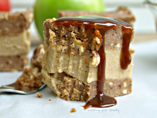 Raw Apple Pie a la Mode Bars (vegan, gluten free, paleo)