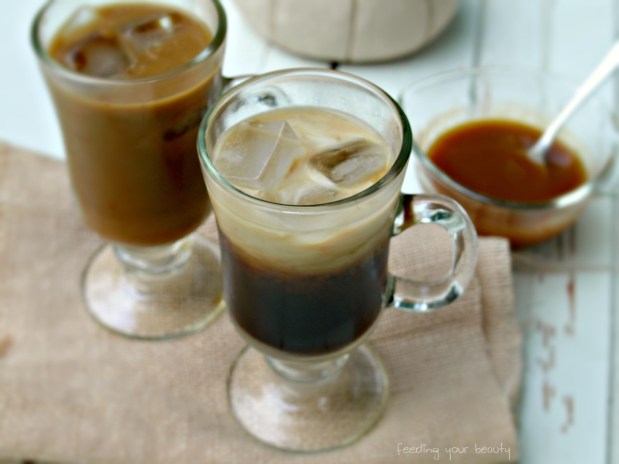 5 Minute Iced Pumpkin Spice Latte - Vegan, Refined Sugar Free