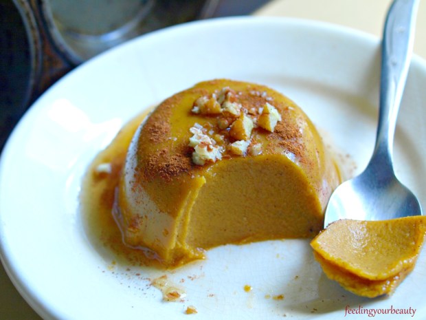 Pumpkin Pie Panna Cotta - Vegan and Gluten Free