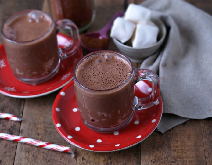 Superfood Hot Chocolate Oatmeal Mug - Vegan, Gluten Free, Refined sugar free
