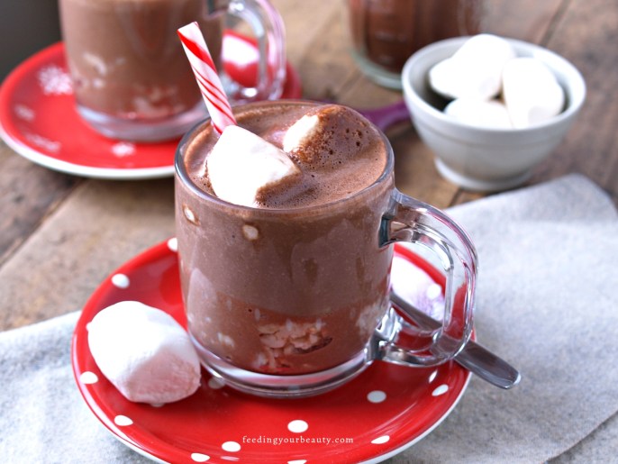 Superfood Hot Chocolate Oatmeal Mug - Vegan, refined sugar free, gluten free