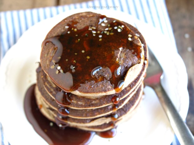 Activated Buckwheat Blender Pancakes - Vegan and Gluten Free