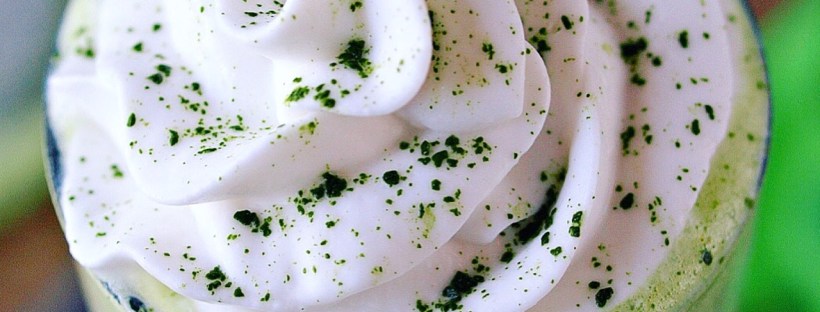 Peppermint Matcha Frappuccino