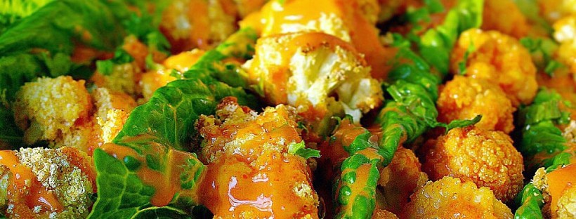 Bang Bang Cauliflower Lettuce Wraps - Vegan