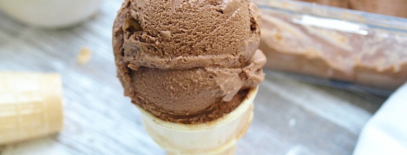 Chocolate Peanut Butter Ice Cream - Vegan, Dairy Free, Egg Free, Refined Sugar Free, No Ice Cream Maker Required