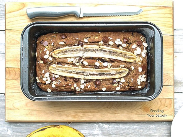 Healthy Banana Bread - Vegan, Gluten Free, Date-Sweetened, Oil Free