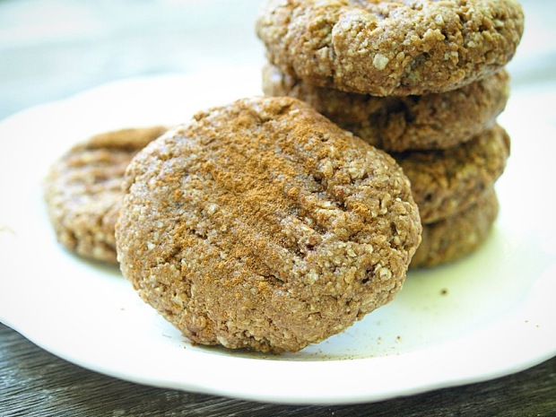 Sunbutter Cinnamon Oatmeal Cookies - Vegan, Gluten Free, Nut Free