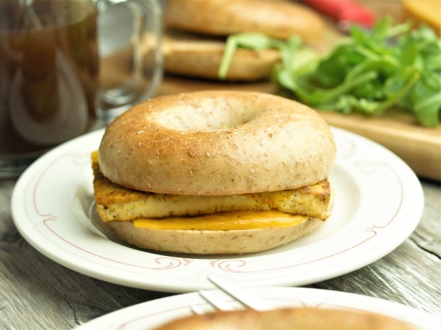 The 10 Minute Vegan Breakfast Sandwich