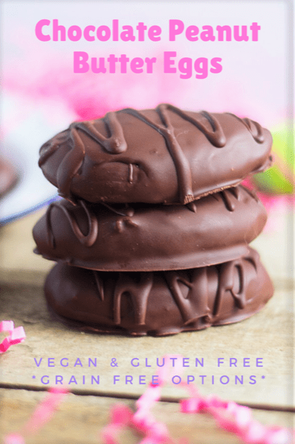 Healthier Peanut Butter Chocolate Eggs