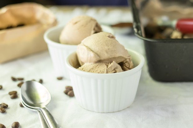 Cold Brew Coffee and Coconut Milk Ice Cream - Dairy Free, Vegan, Refined Sugar Free