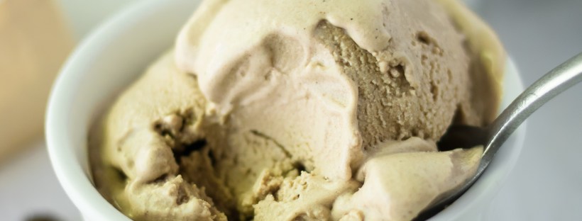 Cold Brew Coffee and Coconut Milk Ice Cream - Dairy Free, Vegan, Refined Sugar Free